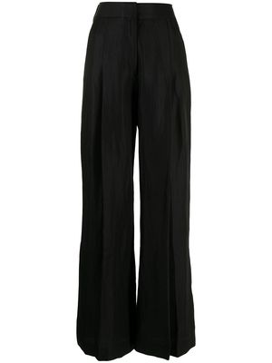 GIA STUDIOS wide-leg trousers - Black