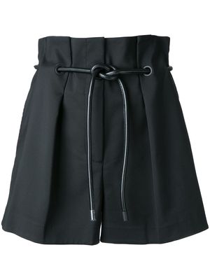 3.1 Phillip Lim origami pleated shorts - Black