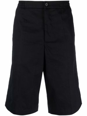 Alexander McQueen straight leg cotton shorts - Black