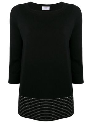 Snobby Sheep sequin-embellished knitted top - Black
