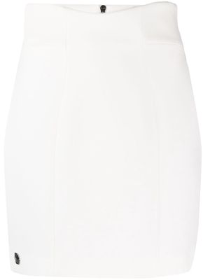 Philipp Plein high-waisted skirt - White