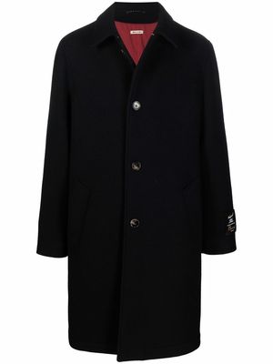 Marni single-breasted coat - Black