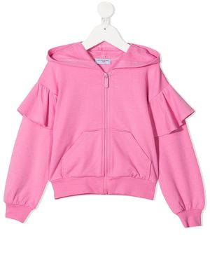Monnalisa Alice zip-up hoodie - Pink