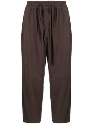 YMC Alva cropped trousers - Brown