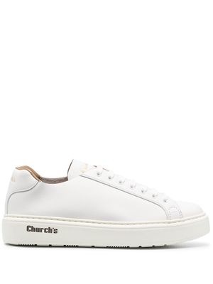 Church's logo-print lace-up sneakers - White