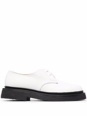 NEW STANDARD round toe lace-up shoes - White