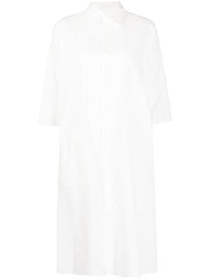 Y's oversized shirt dress - White