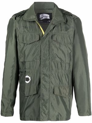 Billionaire Boys Club patch-detail hooded jacket - Green