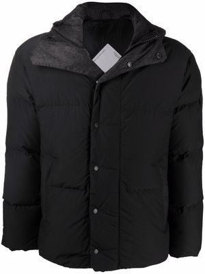 Canada Goose padded zip-up down coat - Black