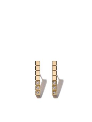 Chopard 18kt yellow gold Ice Cube Pure diamond earrings - FAIRMINED YELLOW GOLD