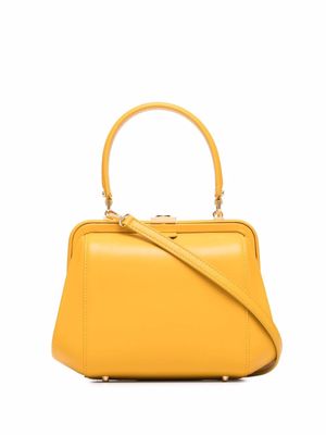 Ulyana Sergeenko Class leather tote bag - Yellow