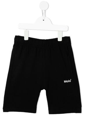 Molo logo-print shorts - Black