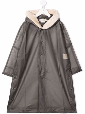 Andorine hooded rain coat - Grey