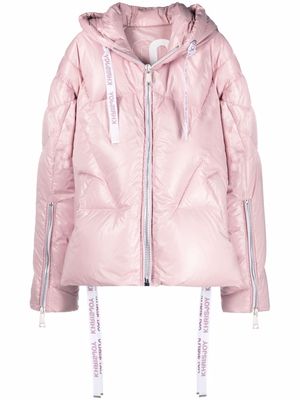 Khrisjoy hooded down-padded jacket - Pink