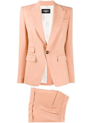 Dsquared2 plain two-piece shorts suit - Pink