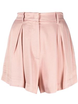 ROTATE pleated waist shorts - Pink