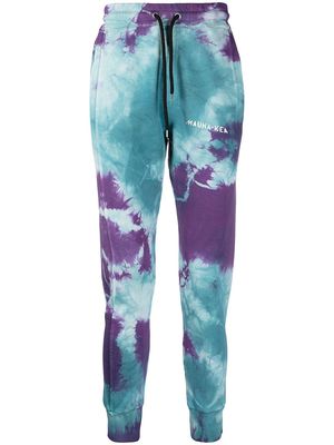 Mauna Kea tie-dye track pants - Blue