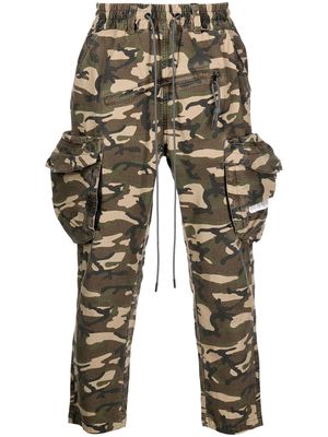 Mostly Heard Rarely Seen camouflage-print cargo trousers - Green