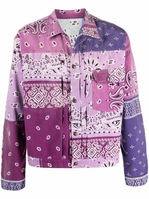 Kapital bandana-print jacket - Purple