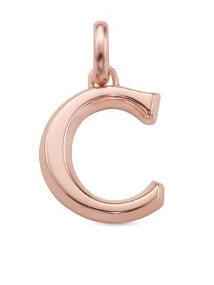 Monica Vinader Alphabet C pendant charm - Pink