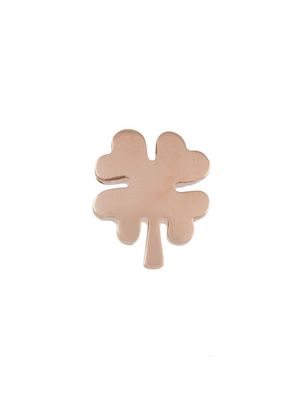 Dodo 9kt rose gold Four-leaf Clover single stud earring