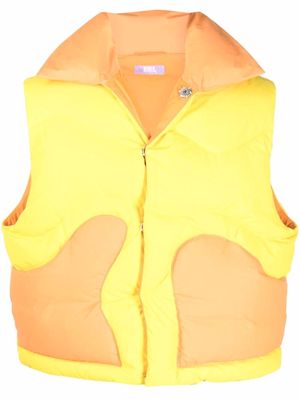ERL padded puffer gillet - Yellow