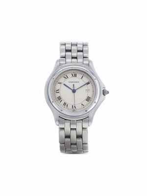 Cartier 1990s pre-owned Cougar 33mm - White