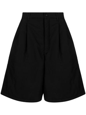 Comme Des Garçons Shirt pleated-waist shorts - Black