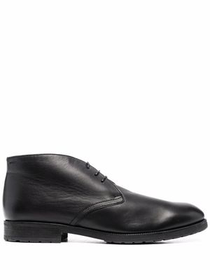 Bally lace-up leather ankle boots - Black