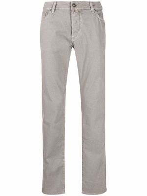 Jacob Cohen mid-rise straight-leg trousers - Grey