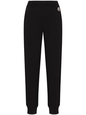 Moncler logo-patch track pants - Black