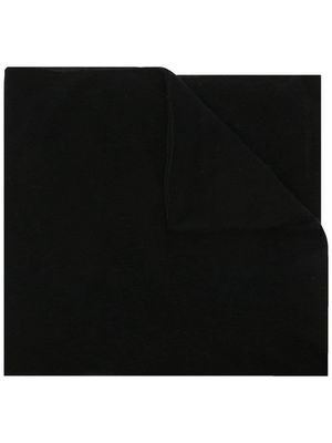 Botto Giuseppe plain knitted scarf - Black