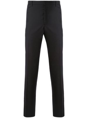 Aiezen straight leg tailored trousers - Black