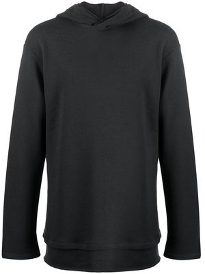 Yohji Yamamoto layered hem hoodie - Grey