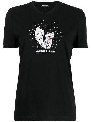 Markus Lupfer logo-print short-sleeved T-shirt - Black