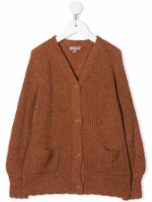 Emile Et Ida V-neck knit cardigan - Brown