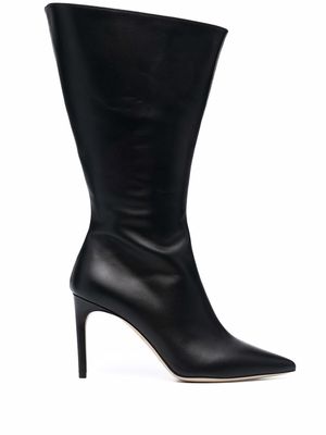 Giannico Victoria leather boots - Black