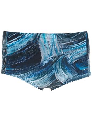 Lygia & Nanny Parati print swimming trunks - Blue
