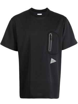 and Wander seamless crew-neck T-shirt - Black