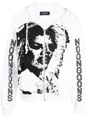 NOON GOONS graphic print hoodie - White