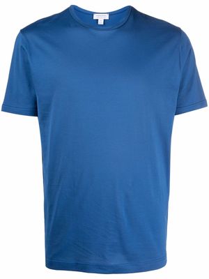 Sunspel short-sleeved cotton T-shirt - Blue