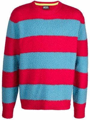 Diesel striped wool jumper - Blue