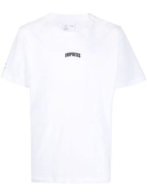 Helmut Lang graphic-print cotton T-Shirt - White