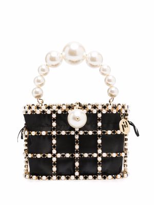 Rosantica Holli crystal-embellished bag - Gold