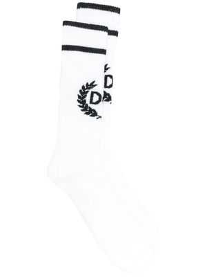 Dolce & Gabbana DG logo cotton socks - White