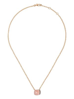 Pomellato 18kt rose gold quartz stone necklace - PINK