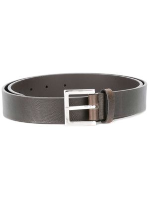 Orciani adjustable square-buckle belt - Brown