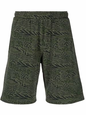 Kenzo animal print shorts - Green