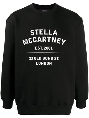 Stella McCartney logo-print sweatshirt - Black