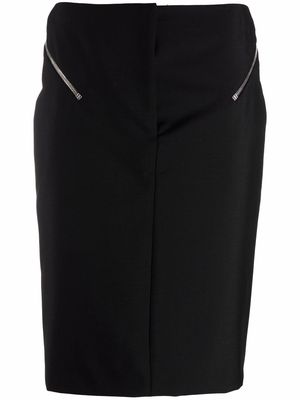 Givenchy zip-embellished pencil skirt - Black